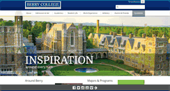 Desktop Screenshot of berrycollege.com